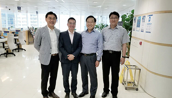 韓國(guó)三星總部HQ CS 副總裁到訪香港圖騰（銅鑼灣三星客戶服務(wù)中心）